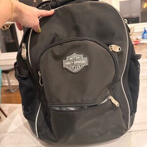 Harley-Davidson Black and Gray Backpack